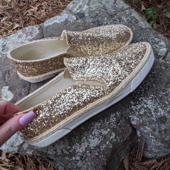 Jack Rogers glitter slip on shoes 8.5 - Picture 2 of 5
